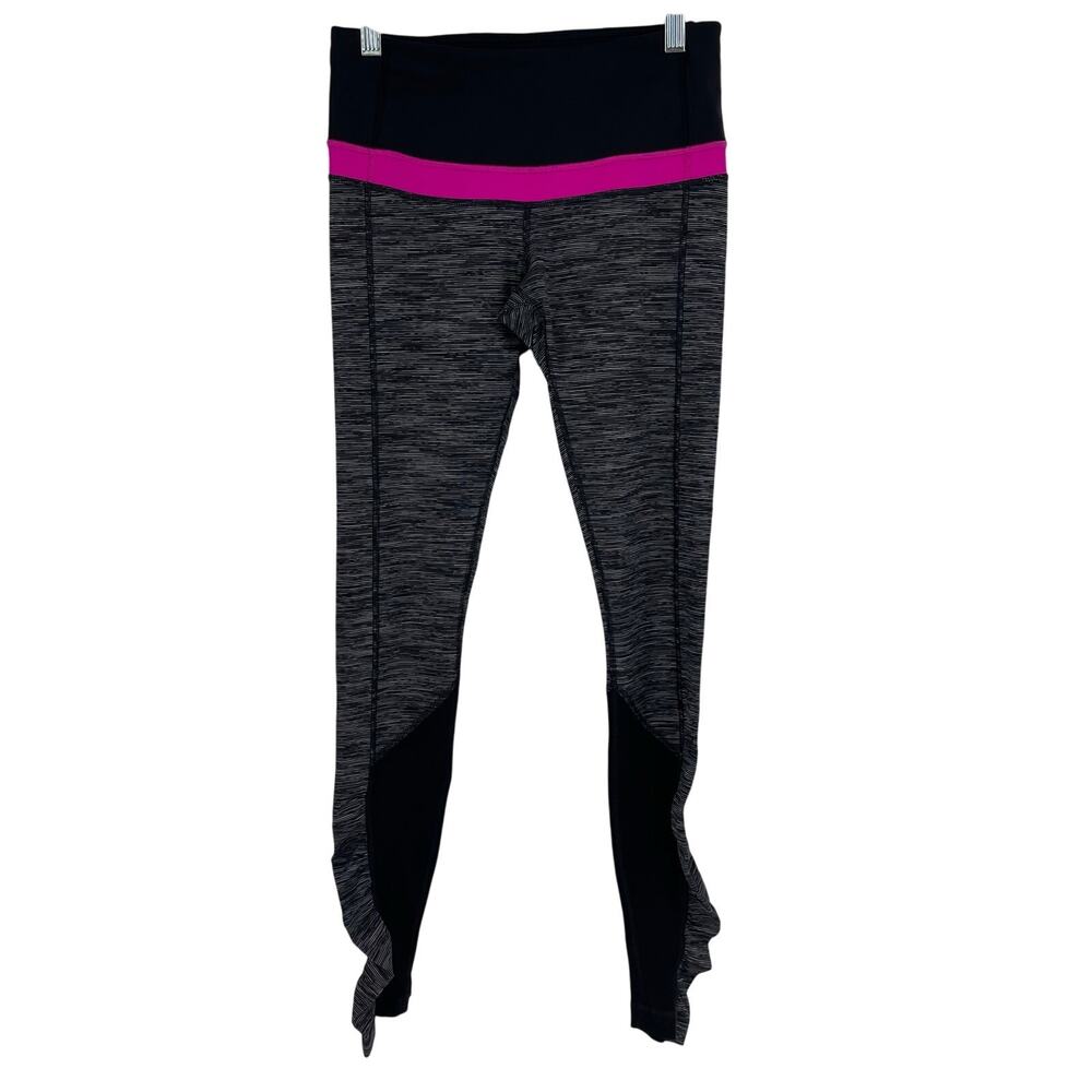 Lululemon Run Spirit Tight II Wee Are From Space Black Combo Size 6